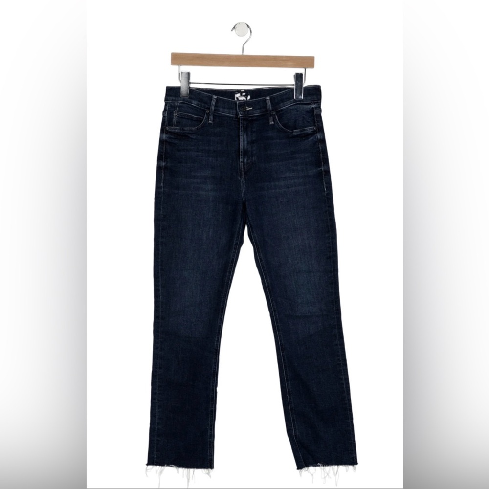 MOTHER Mid Rise Dazzler Ankle Fray size 29